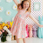 Easter Egg Hunt Flutter Sleeve Twirl Dress