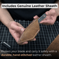 Marking Knife Kiridashi with Rounded Blade, 5,5 cm (2.17 inches)