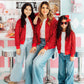 Grown Up Red Sequin Jacket