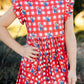 Nebraska Plaid Herbie Husker Flutter Twirl Dress