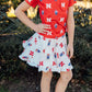 Nebraska Red Herbie Husker Ruffle Pocket Tee