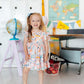 Class Act Flutter Sleeve Twirl Dress