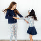 Navy Twirl Skort