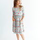After the Rain 3/4 Sleeve Pocket Twirl Dress
