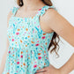 Bluebell Breeze Ruffle Maxi Dress