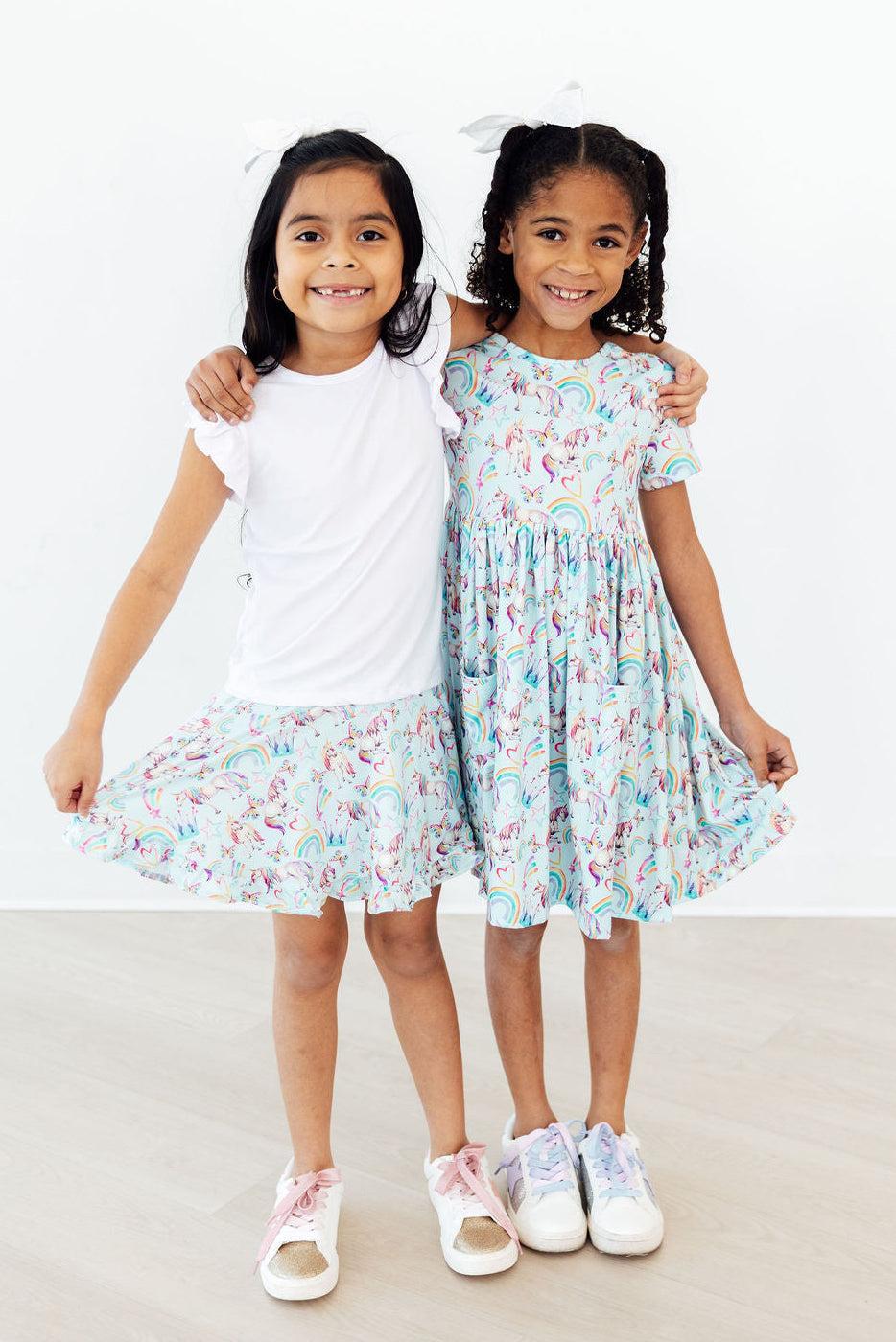 Unicorn Queen Ruffle Twirl Skort