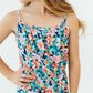 Island Blossoms Strappy Play Romper