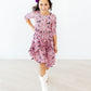 Petals & Ponies 3/4 Sleeve Pocket Twirl Dress