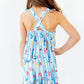 Tidepool Treasures Ruffle Cross Back Dress