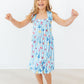 Tidepool Treasures Ruffle Cross Back Dress