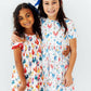 Rainbow Roosters S/S Pocket Twirl Dress