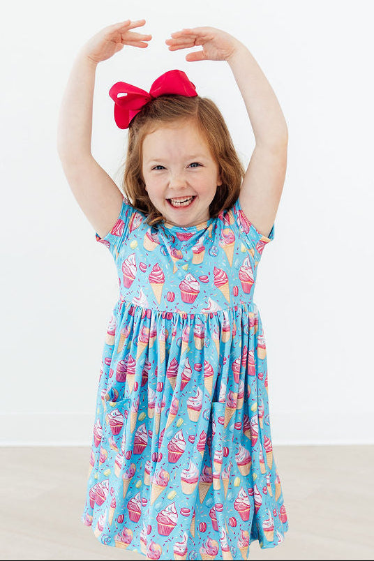 Delightful Desserts S/S Pocket Twirl Dress