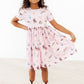 Pink Ranch Hand S/S Pocket Twirl Dress