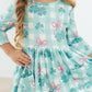 Shamrock Sweetheart 3/4 Sleeve Pocket Twirl Dress