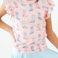 Ribbons & Rodeos S/S Ruffle Tee