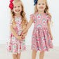 Once Upon a Castle Flutter Sleeve Twirl Dress
