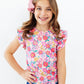 Fluttering Garden S/S Ruffle Tee