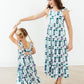 Surfer Girl Ruffle Maxi Dress