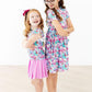 Time to Purr-ty S/S Pocket Twirl Dress