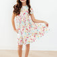 Painted Posies S/S Pocket Twirl Dress