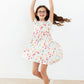 Painted Posies S/S Pocket Twirl Dress