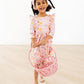 Daisy Ducklings 3/4 Sleeve Ruffle Twirl Dress