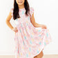 Preppy Peeps Flutter Sleeve Twirl Dress