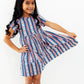 All-American Girl S/S Pocket Twirl Dress