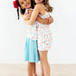 Red, White, & Sweet Strappy Play Romper