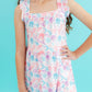 Mermaid Tails Ruffle Cross Back Dress