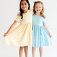 Butter Yellow S/S Pocket Twirl Dress