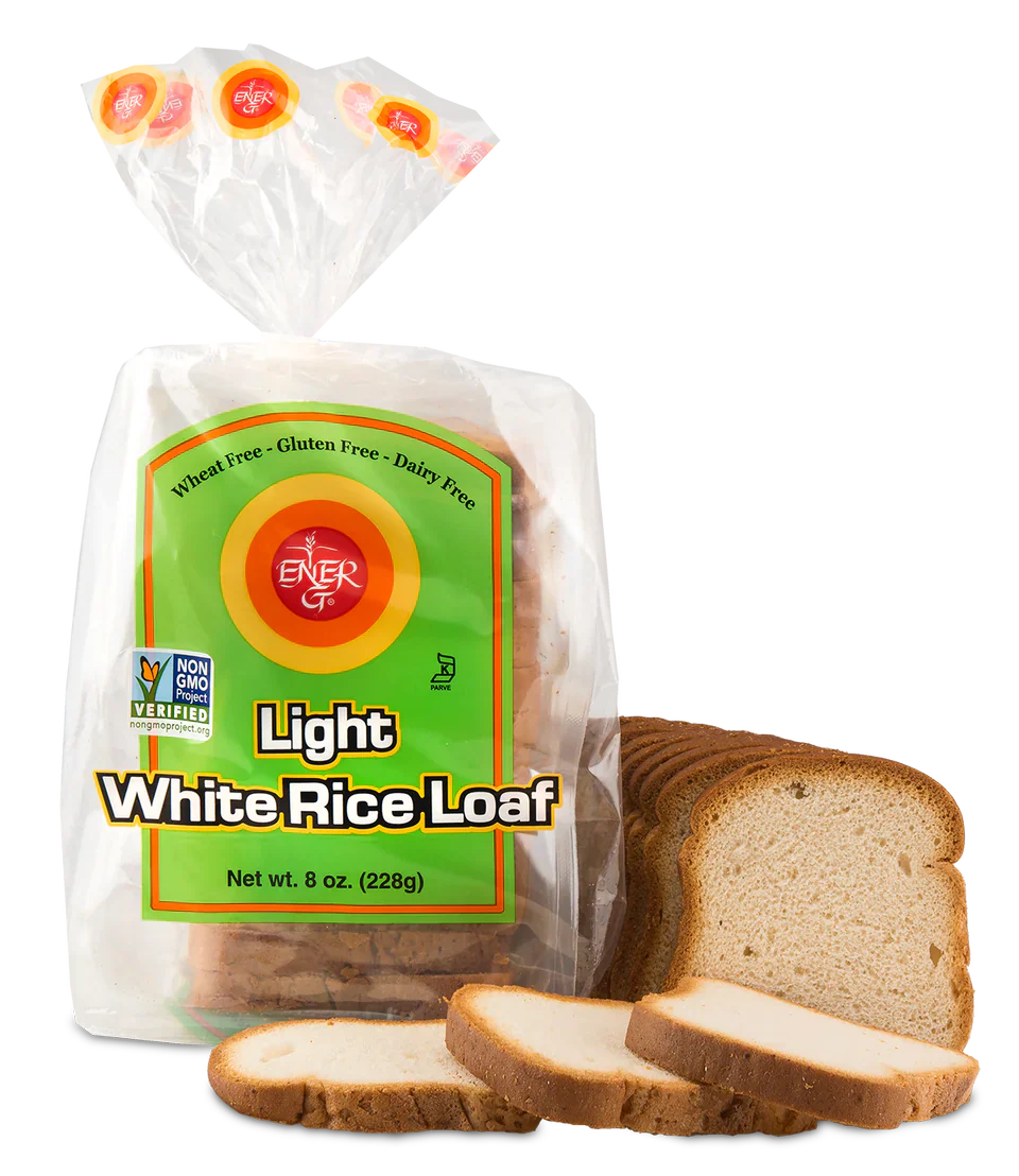 Ener-G Foods Light White Rice Loaf (Pack of 6 - 8 oz.)