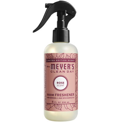 Mrs. Meyer's Clean Day Room Freshener, Rose, 6 Pack - 8 Fl Oz Each