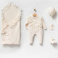 Eva Cream Newborn Knitwear Coming Home Set (5 pcs)