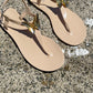 ALIANA Nude Gel Beach Sandals