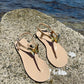 ALIANA White Gel Beach Sandals
