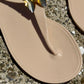 ALIANA White Gel Beach Sandals