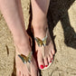 ALIANA White Gel Beach Sandals