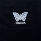 Black/White Nikoza Bucket Hat