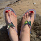 ALIANA Nude Gel Beach Sandals