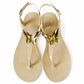 ALIANA White Gel Beach Sandals