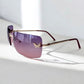 Papillon Blue Sunglasses