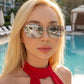 Papillon Blue Sunglasses