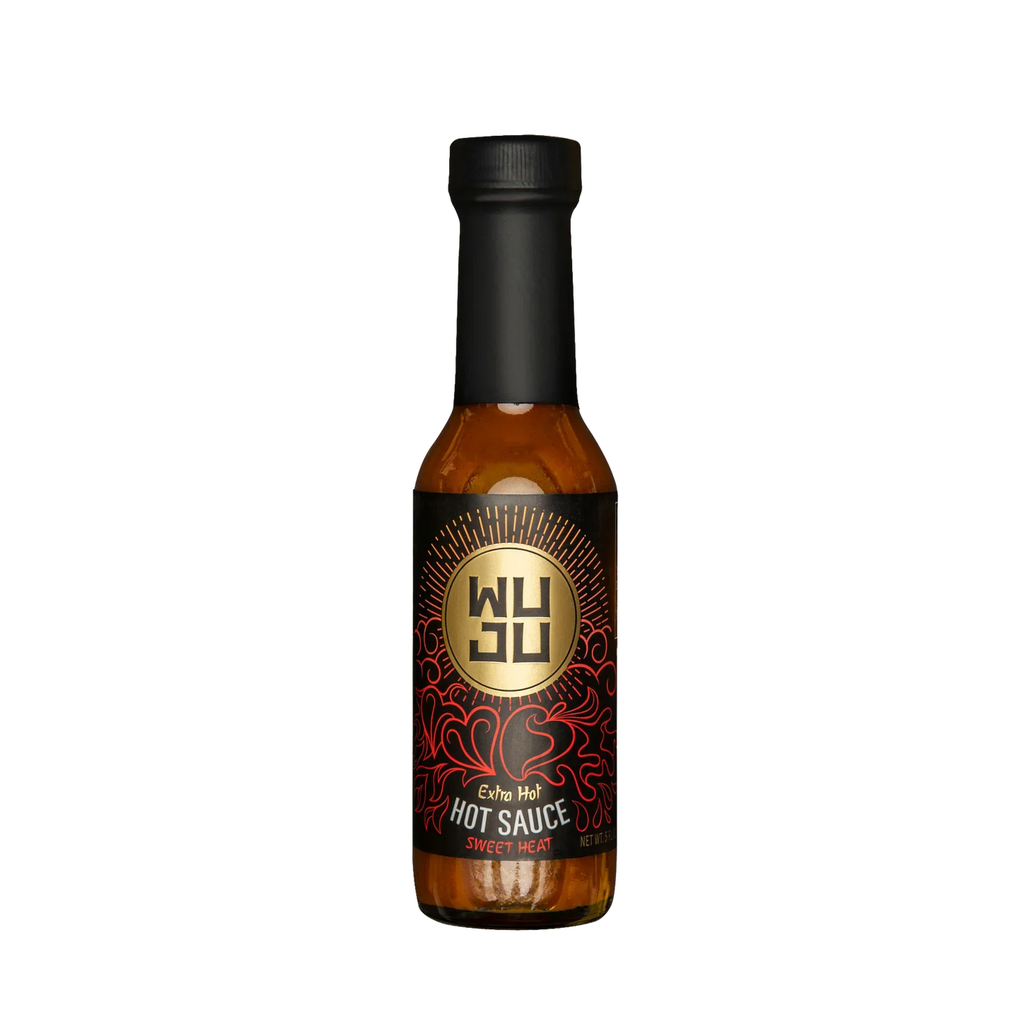 Wuju 5 Fl Oz. Extra Hot Sauce (Pack of 6)