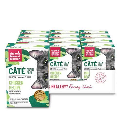 The Honest Kitchen Grain Free Chicken Pate Cat Food, Pack of 12, 5.5 oz