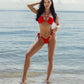 Camila Red Bikini Bottom