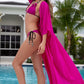 Key West cover up Tunic (long) 100 % Silk Chiffon
