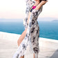 Miranda long cover up 100% Silk