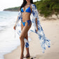 Miranda long cover up 100 % Silk