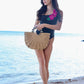 Julia Natural Straw Beach Bag